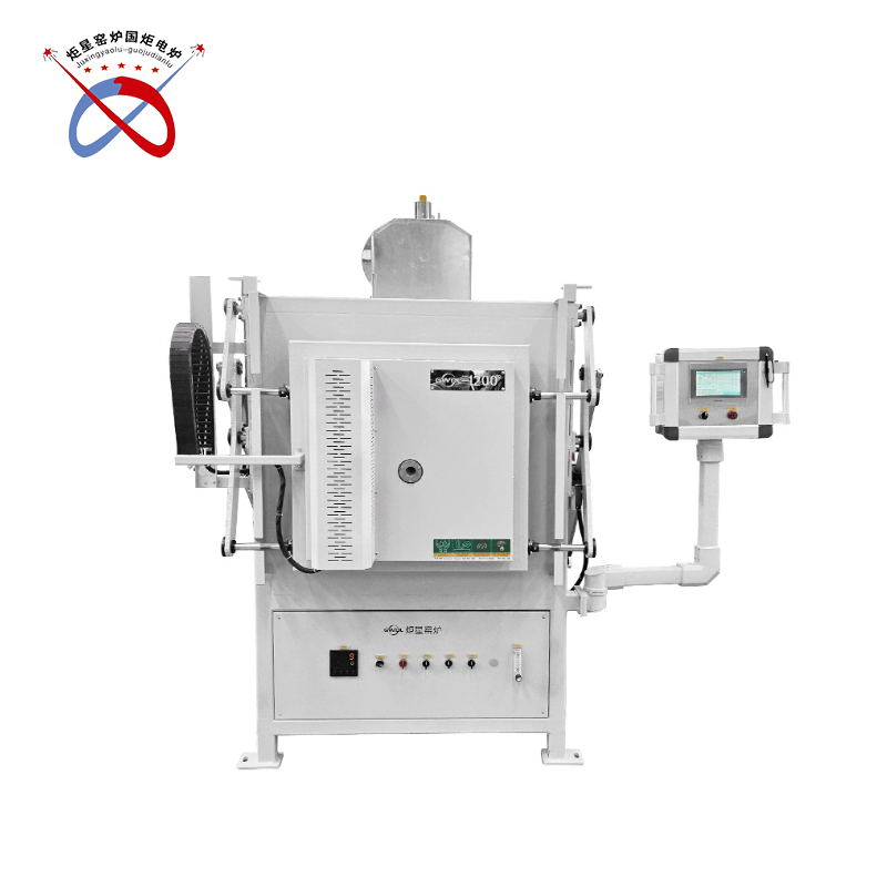 1000度气动上开门箱式电炉