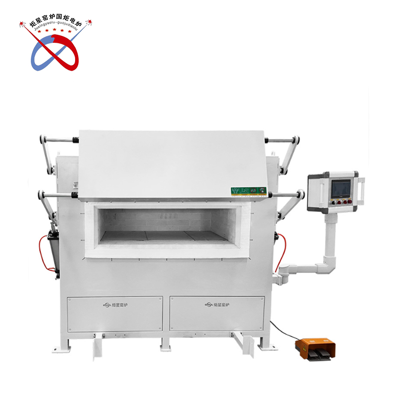 1400°电动上开门火试金电炉，以智能科技重塑高温实验新标准